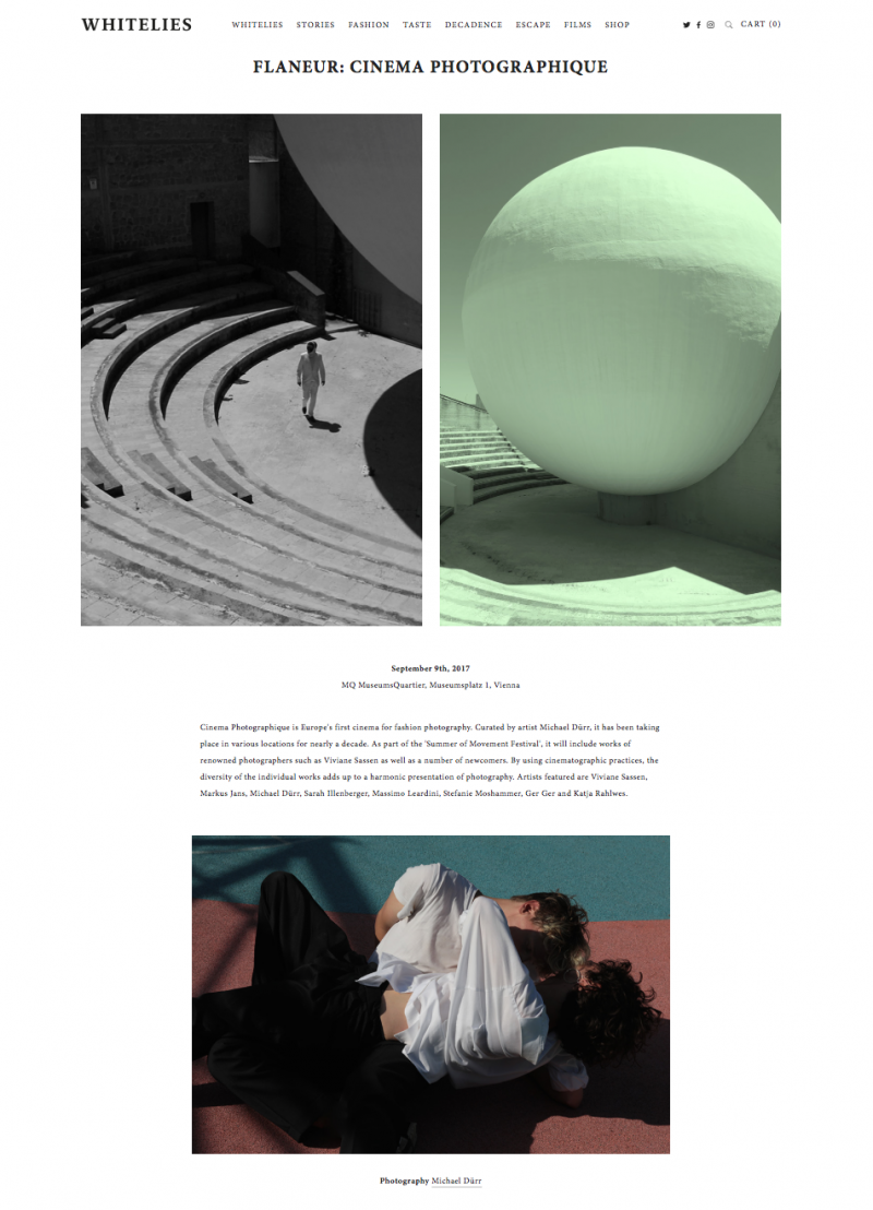 Cinema Photographique by Michael Dürr Whitelies Magazine