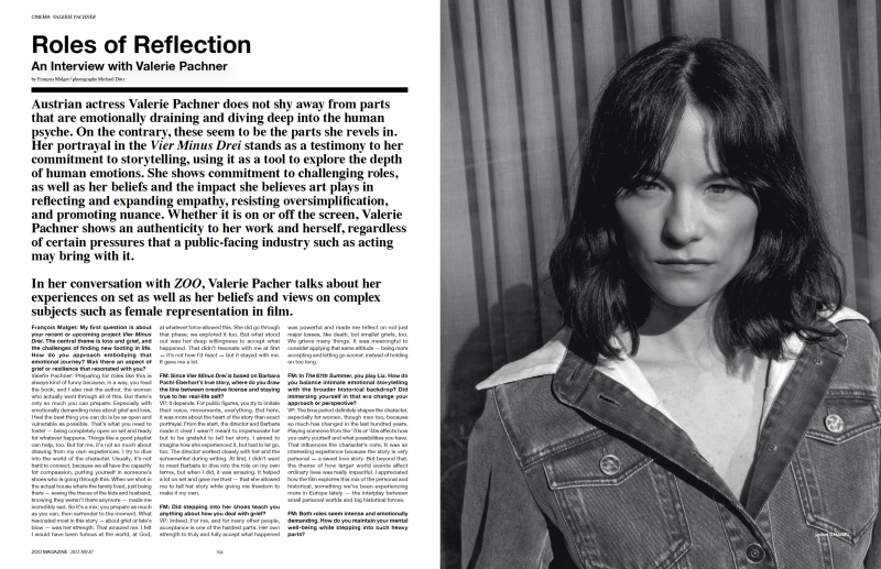 Valerie Pachner ZOO Magazine 4