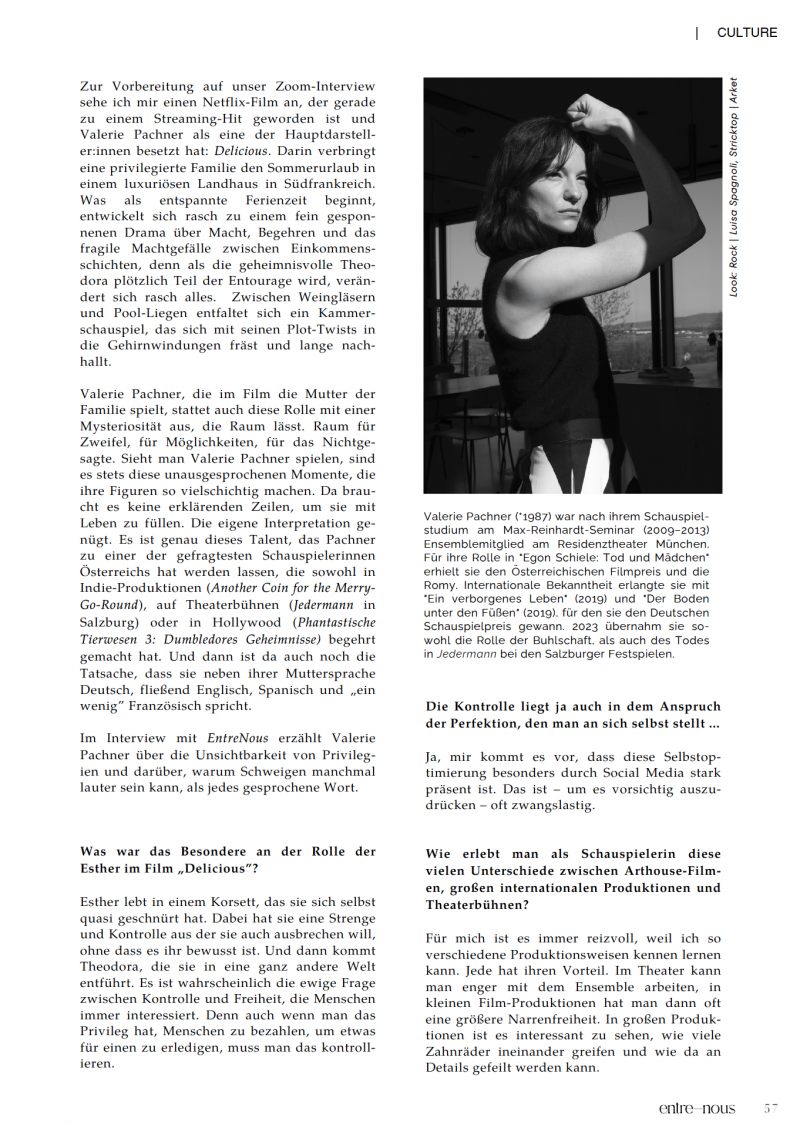 Valerie Pachner Entrenous Magazine 2